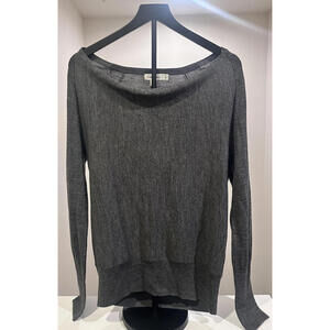 Calvin Klein Women's Medium Gray wide Loose Neck or Off-The-Shoulder Sweater NWT